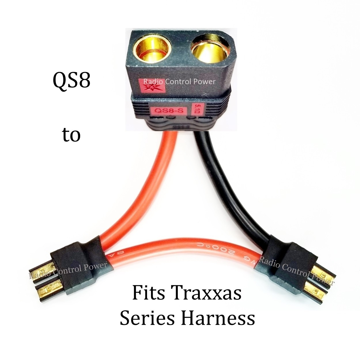 RCP-QS8 Female to Fits Traxxas Series Harness Choose 8 awg , 10 awg, or 12 awg