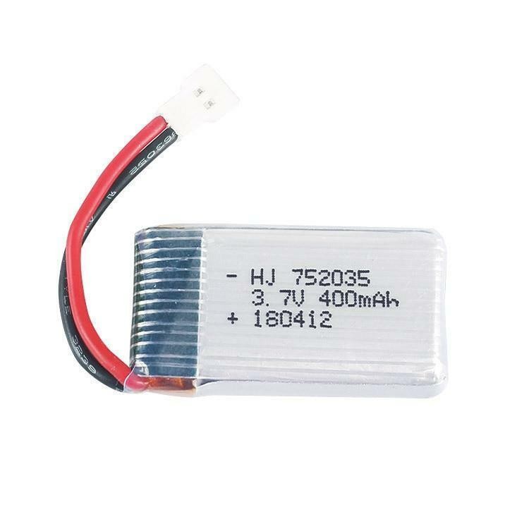 Lipo Battery 752035 3.7v 400mah 20c For Hubsan X4 H107 H107d H107l Jd385 388 Rc