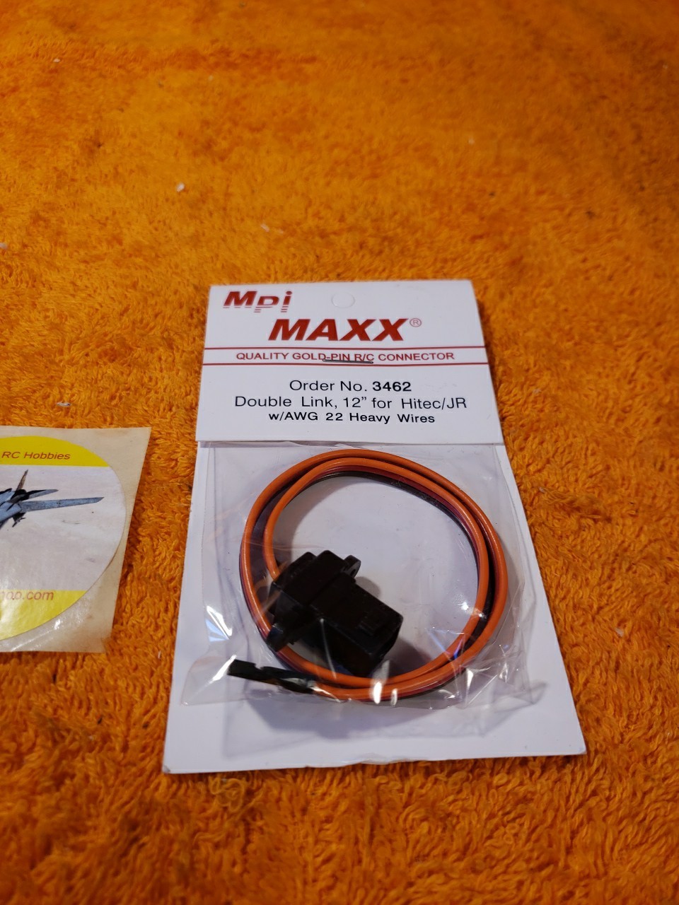 Maxx products – MPI 12″ Hitec/JR Double Link W/AWG 22 Heavy Wires – New!
