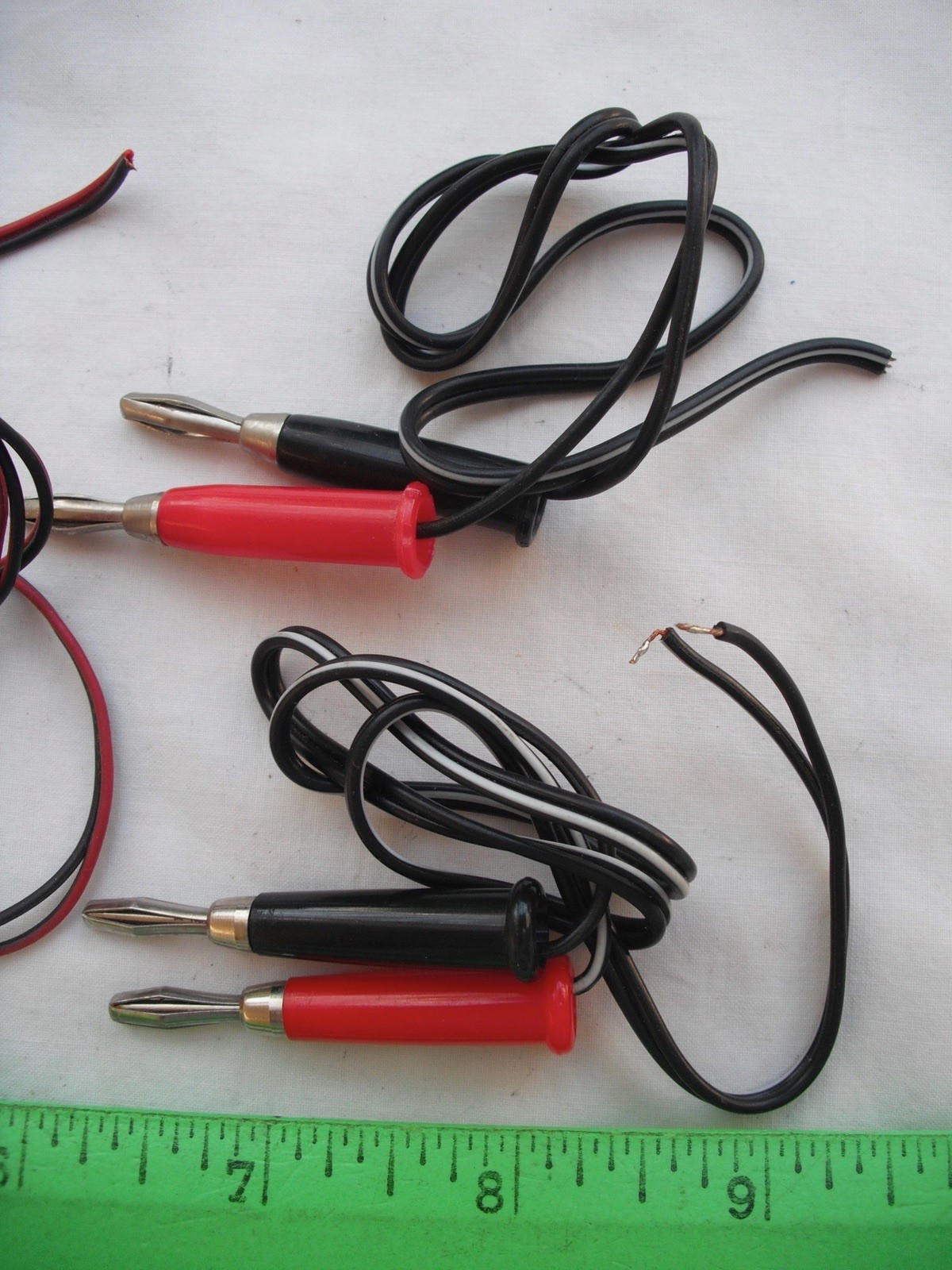 Lot of 6 Assorted Banana Plug Set, Wires, Cables, RC R/C Plane Airplane Boat Car
