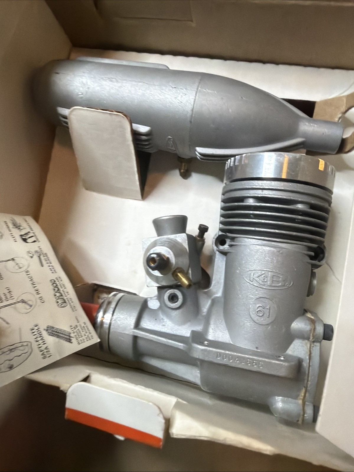 K&B Engine – K&B .61 RC MOTOR – NJ23 No 6550 – New