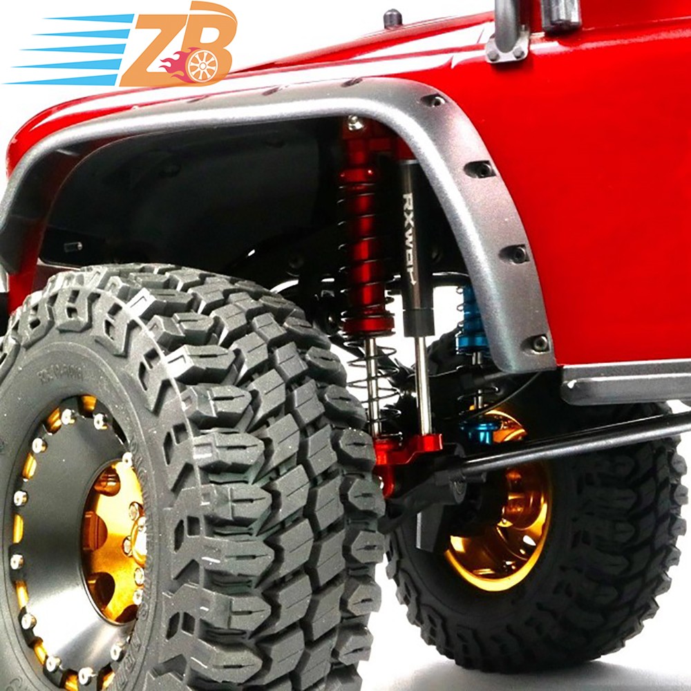 Metal Shock Absorber Suspension 2 Oil Negative Pressure Damping For 1:10 Crawler
