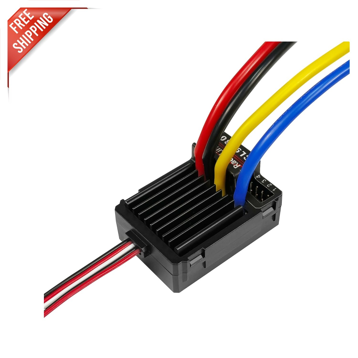 High-Performance Radiolink 90A RC Brushed ESC with Dual BEC for All RC Vehicles