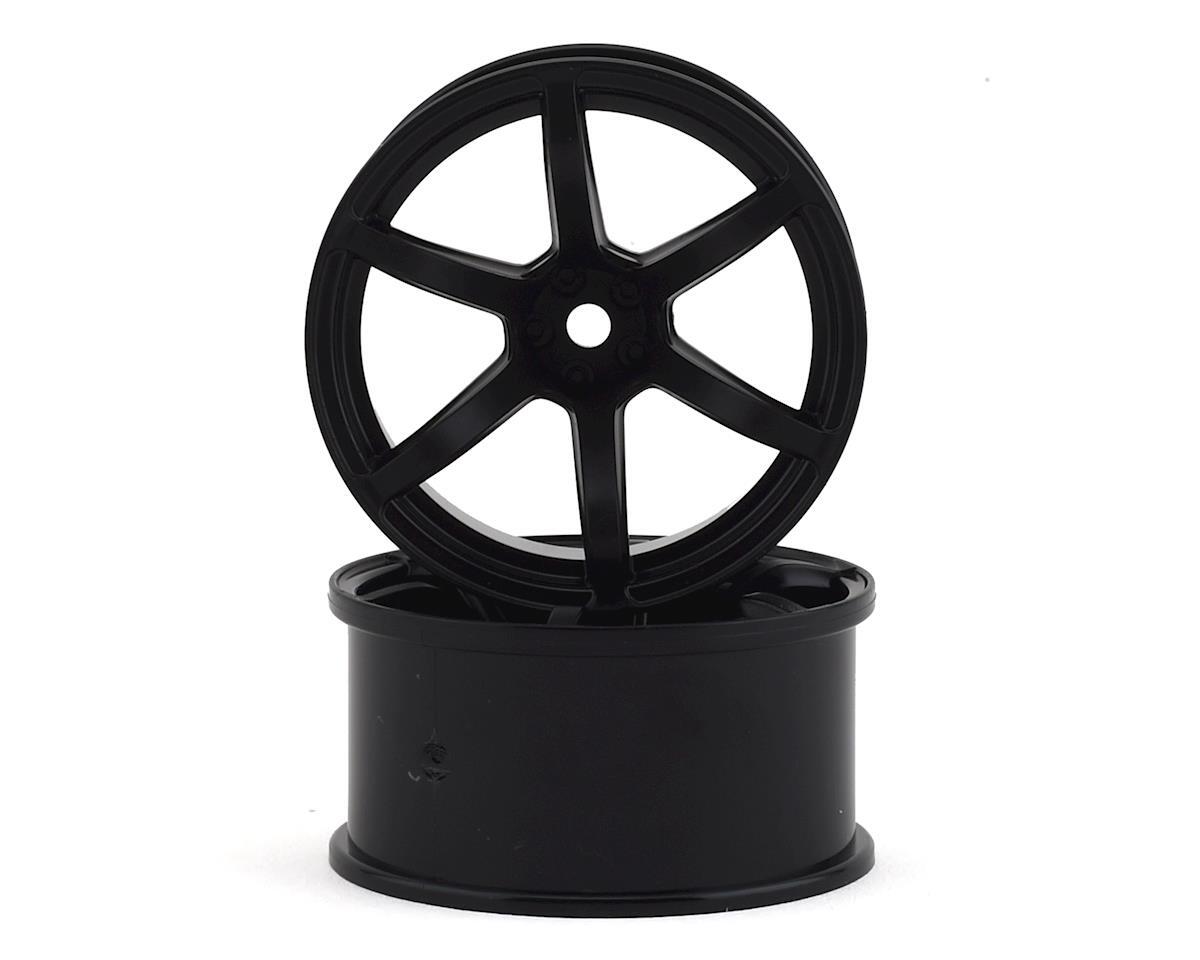 Yokomo 12mm Hex Racing Performer Drift Wheels (Black) (2) [YOKRP-6213B8A]