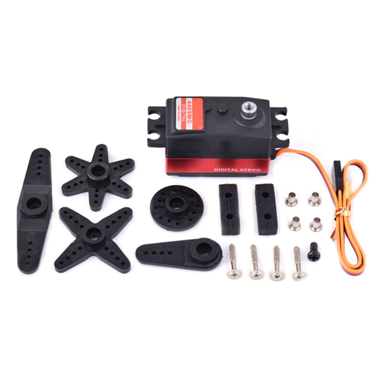 JX PDI-4409MG 4.8-6.0V 9KG Metal Gear Digital Servo With Arm For 1/8 1/10 RC Car