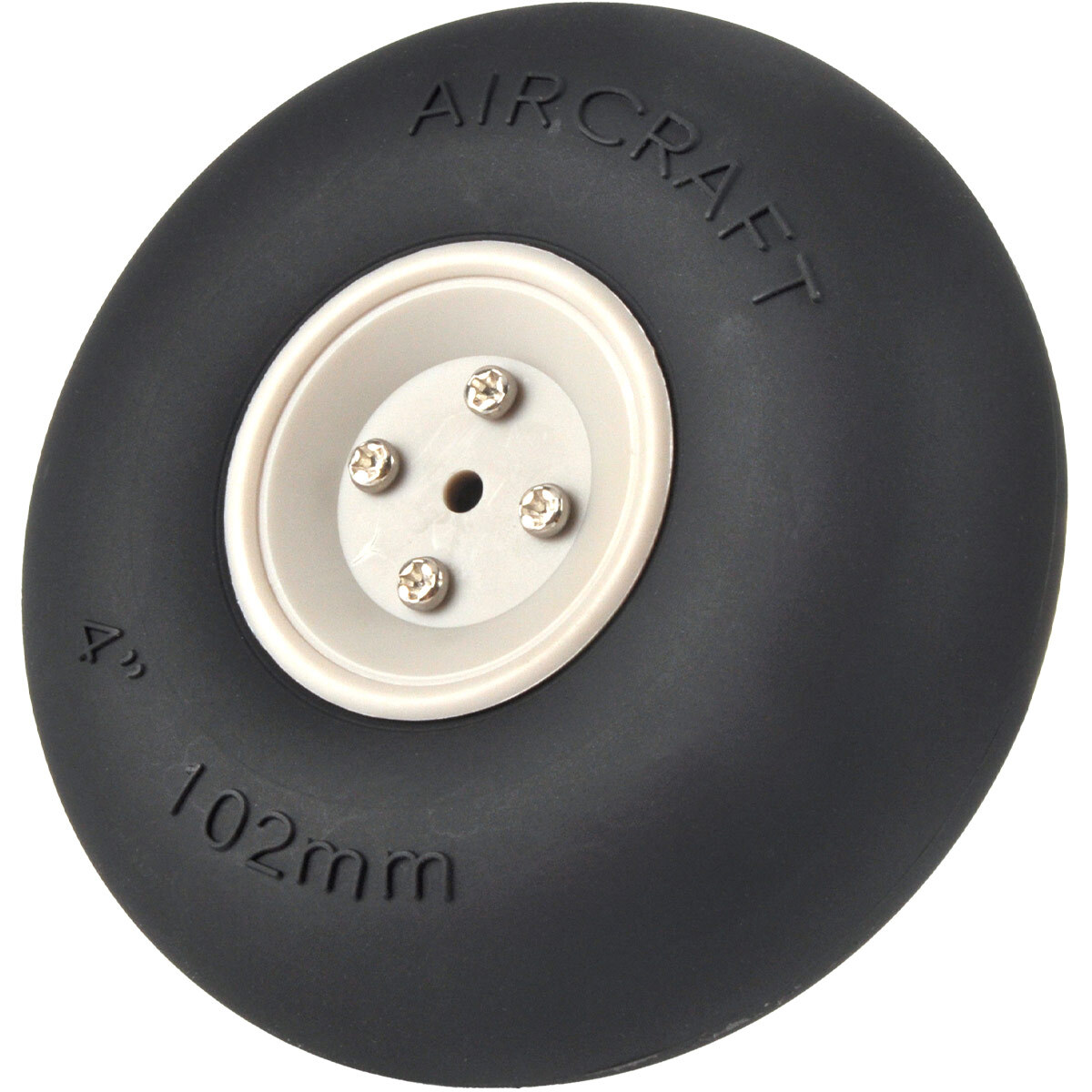 1 Pair Pneumatic Tyre Rubber Wheel Inflatable Tire 4/4.5/5/5.5inch for RC Plane