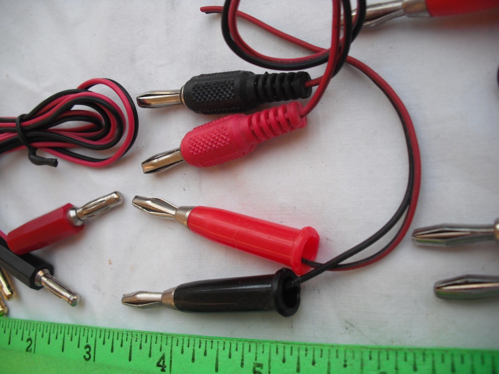 Lot of 6 Assorted Banana Plug Set, Wires, Cables, RC R/C Plane Airplane Boat Car