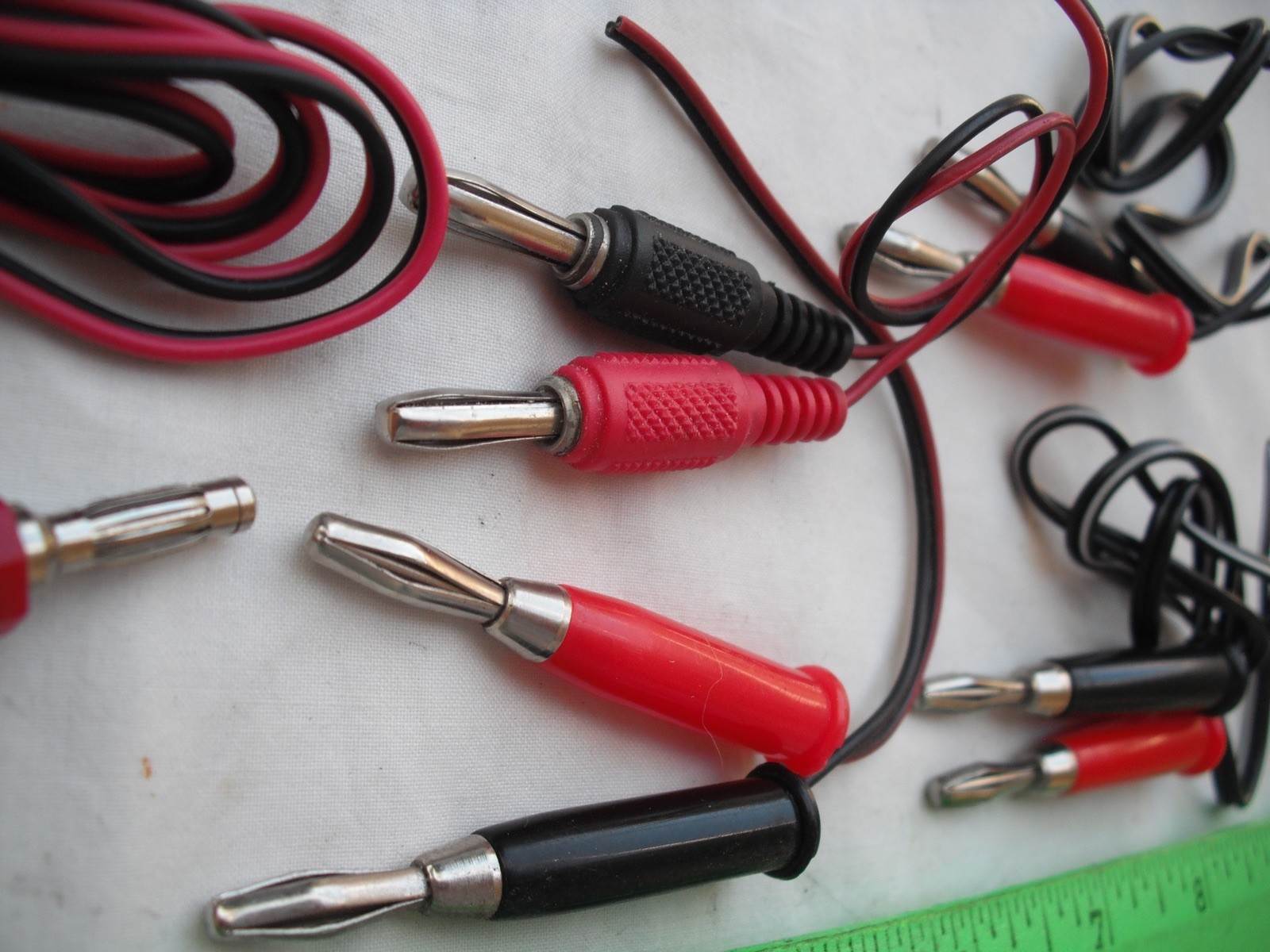 Lot of 6 Assorted Banana Plug Set, Wires, Cables, RC R/C Plane Airplane Boat Car