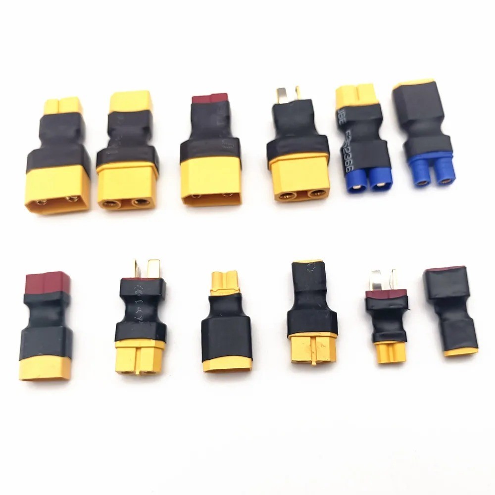 RC Battery Adapter XT30 XT60 XT90 EC3 EC5 T Plug TRX HXT 4mm Connector