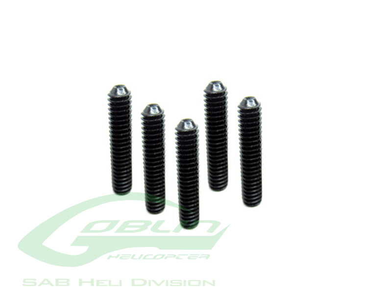 SAB Goblin 380 Cup Point Set Screw M4x20 HC155-S