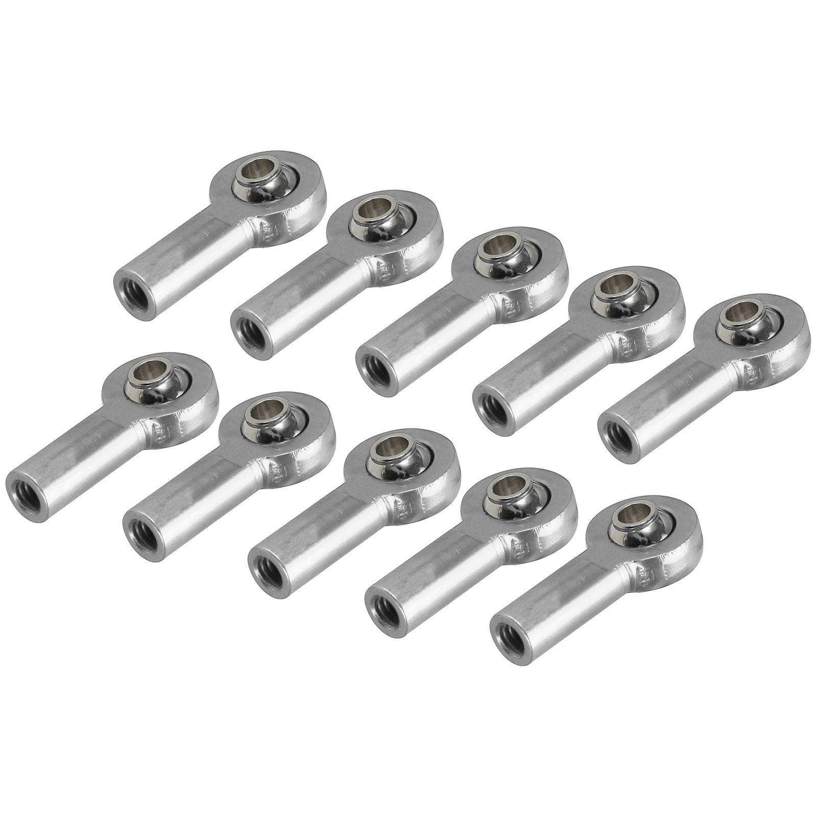 M2xL15mm Lever Steering Linkage Rod Ball Joint Metal Silver Tone for Car 10Pcs