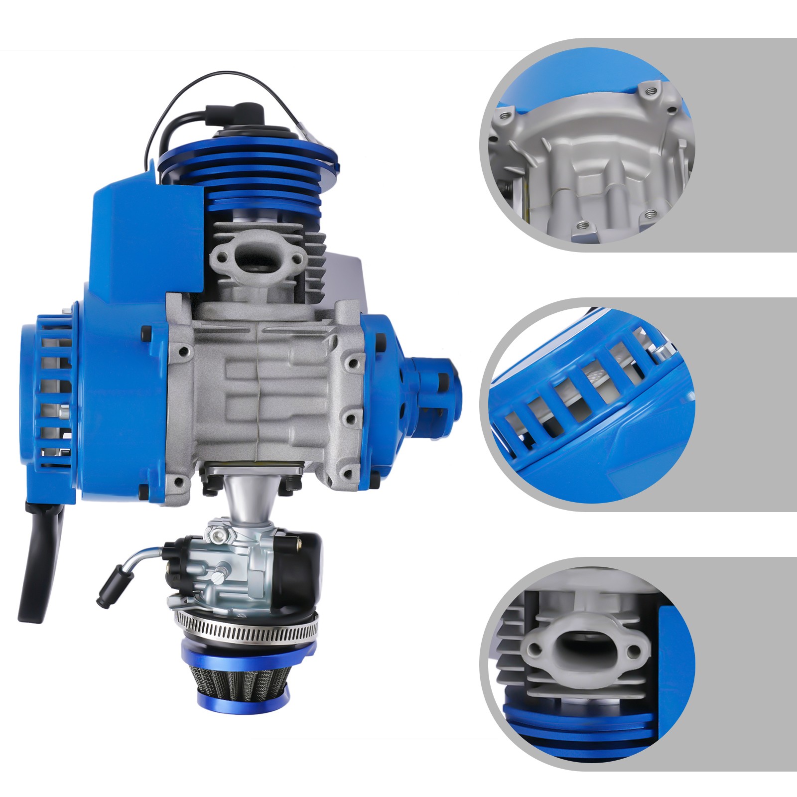 2-Stroke High Performance Engine Racing Motor for 49cc 50cc Pocket Dirt