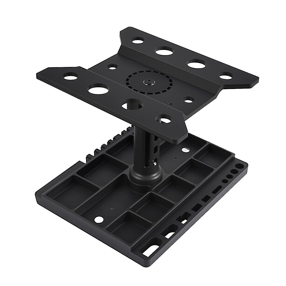 Plastic RC Repair Stand Work Station with angle Ruler for 1/16 1/18 1/20 RC Car