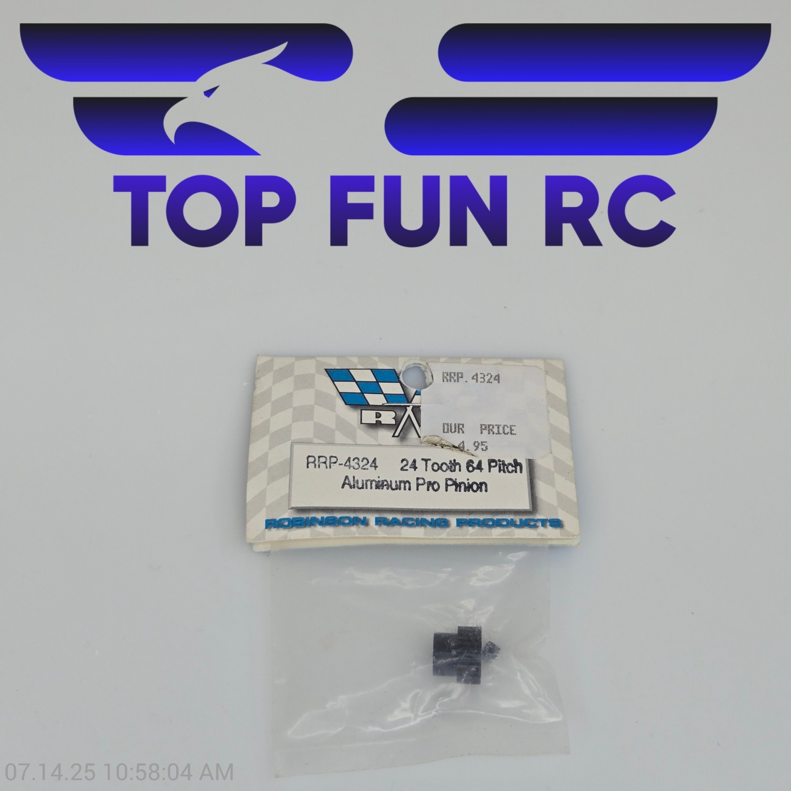 Robinson Racing RRP4324 24 Tooth 64 Pitch Aluminum Pro Pinion For Atomic 64DP
