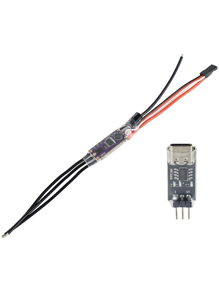 AM32 Mini Brushless ESC 80A 40A 30A +USBLink for 1:10 1:18 1:24 RC Crawler Car