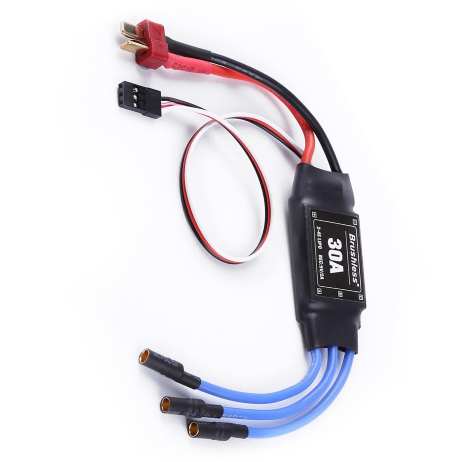 30A 2-4S Brushless Motor ESC Speed Controller For RC Plane Helicopter Aircraft B