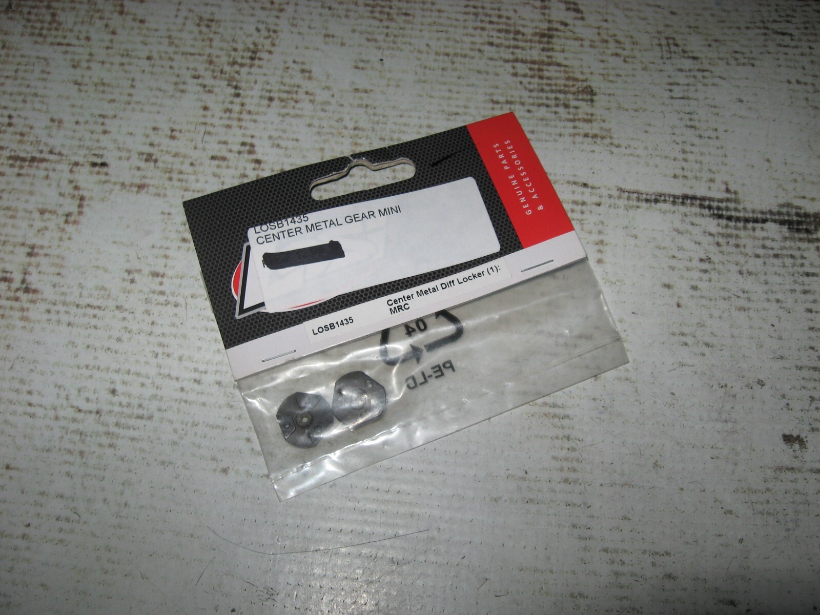 RC Losi MRC Center Metal Diff Locker Set Steel Gray B1435
