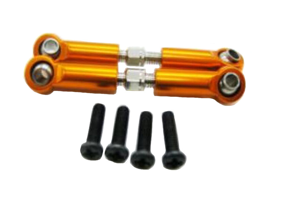 Aluminum Linkage Pulling Steering Rod M3 Thread 2.5mm Hole for 1/16 1/18 rc car