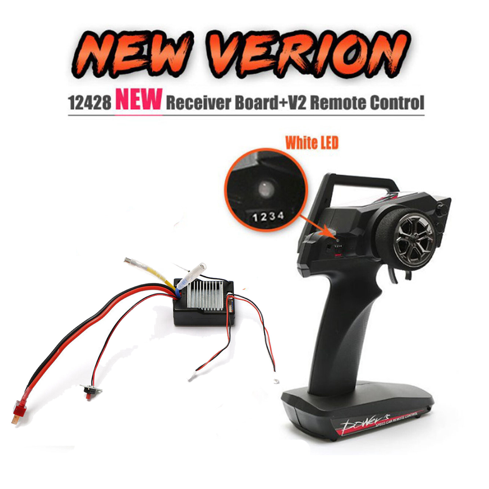 For Wltoys 12428/12423 RC Spare Parts Circuit board / Remote Control New Version