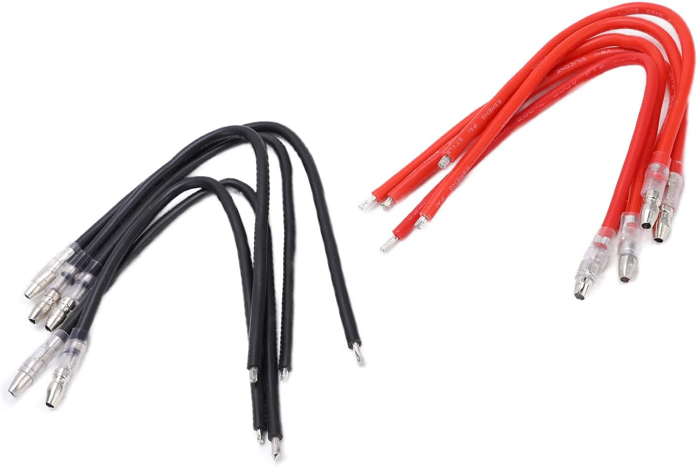 10Pcs RC Motor Cable,Rc Brushed Motor 4Mm Banana Plugs Connector Extension
