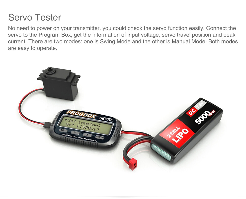 SKYRC PROGBOX Six-in-one Multi-Functions Smart Program Box for RC ESC Test