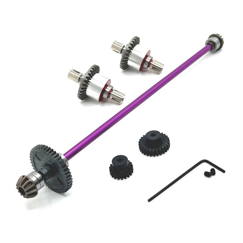 Metal Main Central Axle Drive Shaft Upgraded Replacement Spare Parts for 1:12