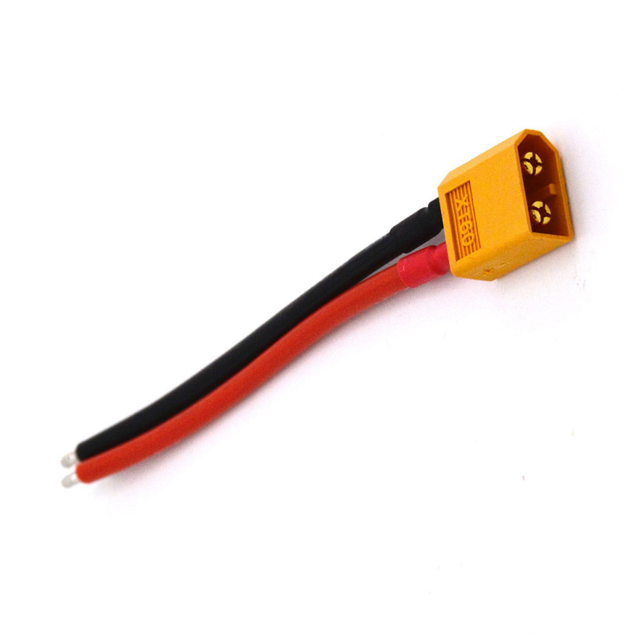 1 Pair XT60 Connector Male and Female W/ Housing 10CM Silicon Wire 14AWG Cable