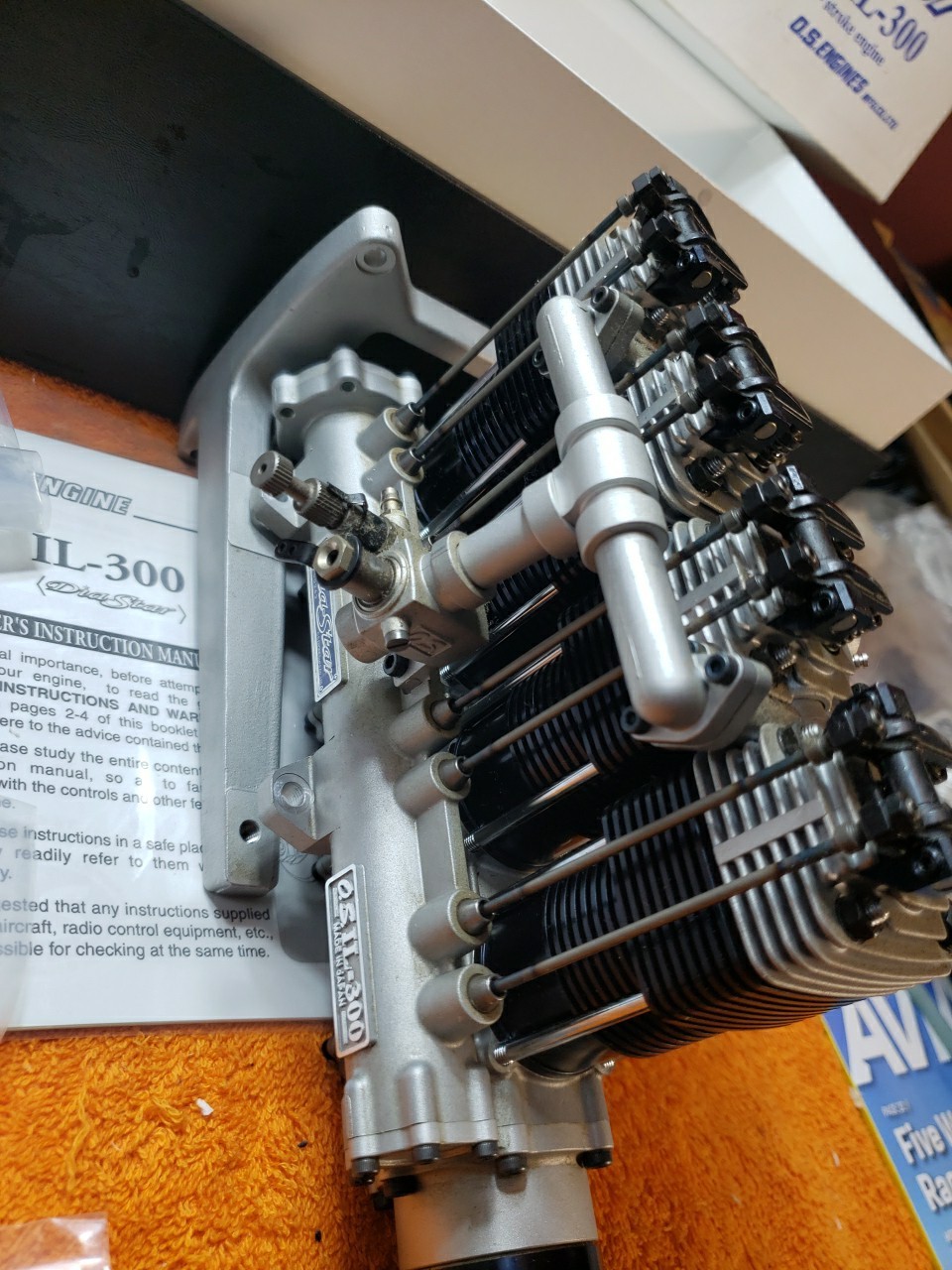 OS Engine – OS IL-300 Four Cylinder Inline Four Stroke RC Motor – New