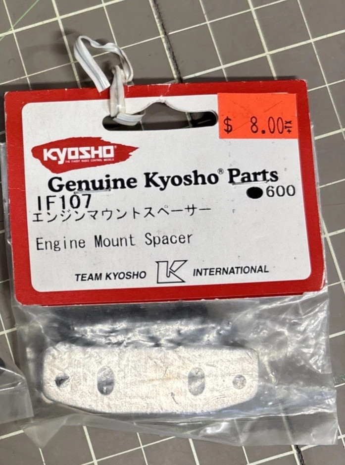 IF107 Kyosho Engine Mount Spacer – NOS Inferno/MP777