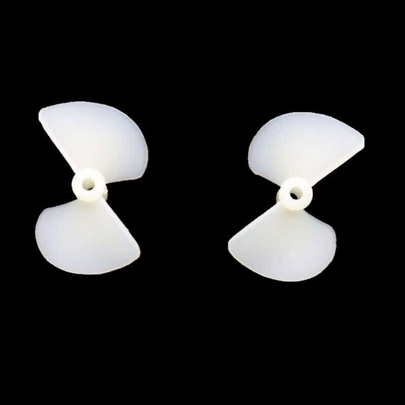 26mm Nylon Plastic White Boat Propeller Props 2 Blade For 2mm Shaft RC Model DIY