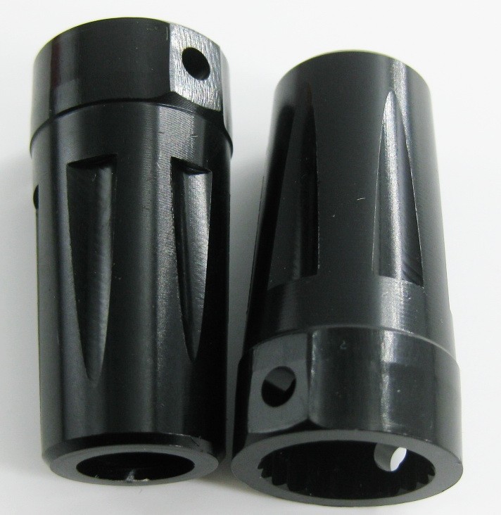Aluminum Upgrade Parts Fit 1/10 Rc AXIAL Jeep Wraith AX90056 Crawler Car Black