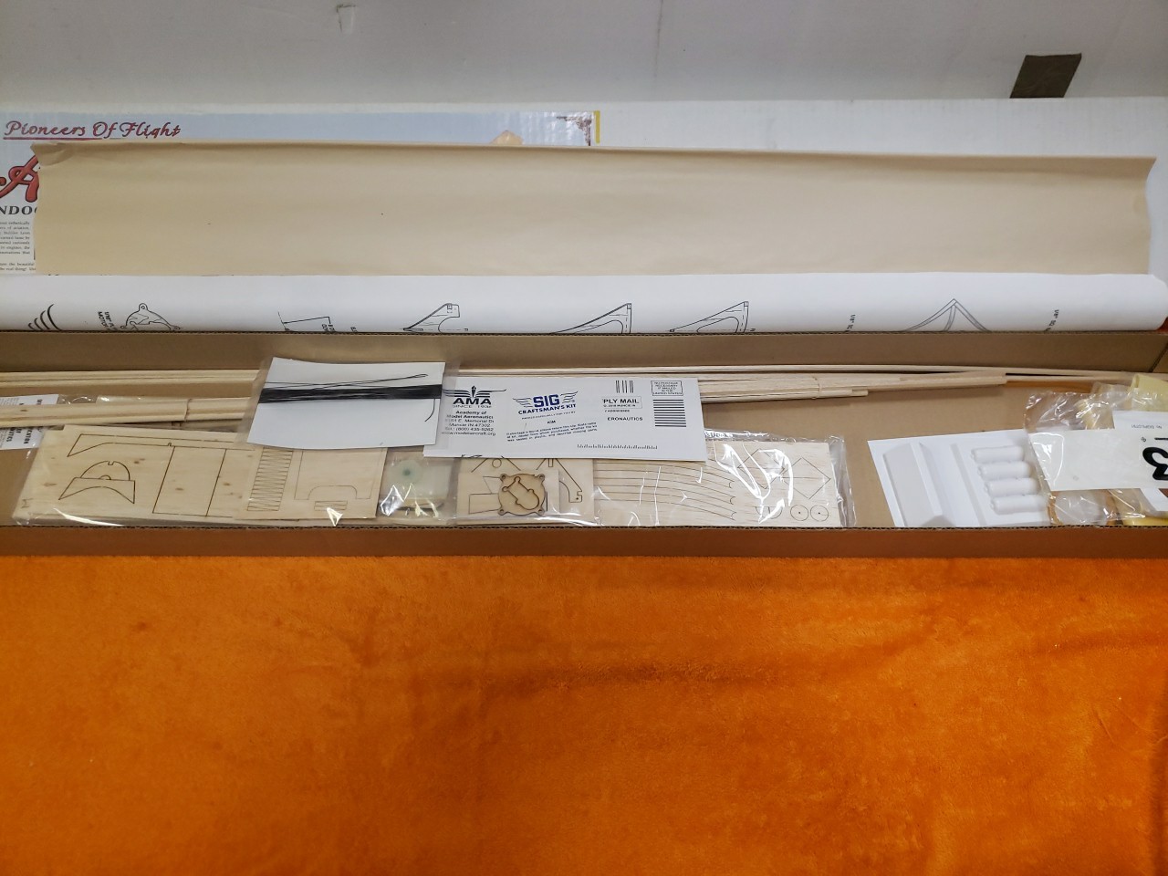 SIG Kit – Sig 1909 Antoinette Indoor RC Scale KIT – 49.25″ wingspan – New!
