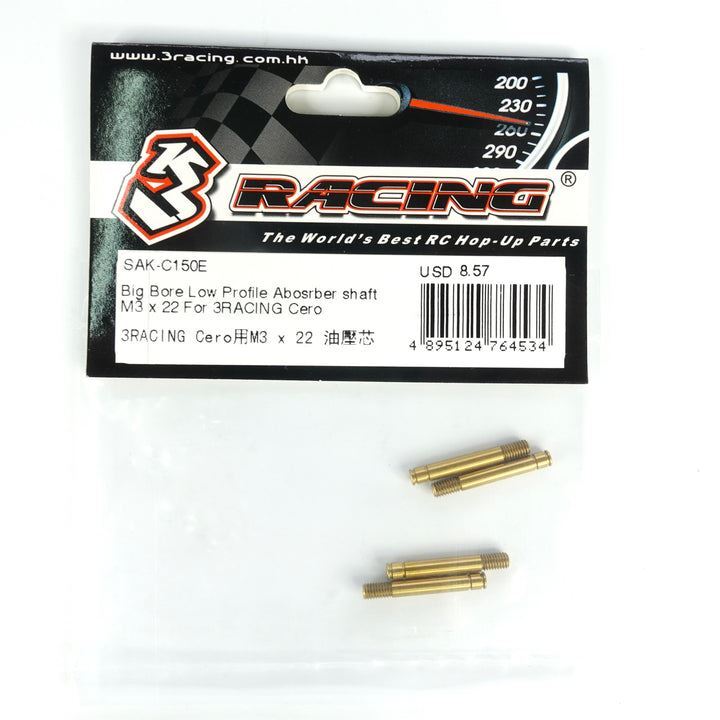 3RACING SAK-C150 Big Bore Low Profile Oil Damper 1/10 Cero Ultra FWD Sport Car
