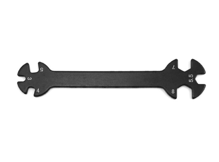 6 in 1 Special Tool Wrench 3/4/5/5.5/7/8MM for RC Hudy Turnbuckles & Nuts