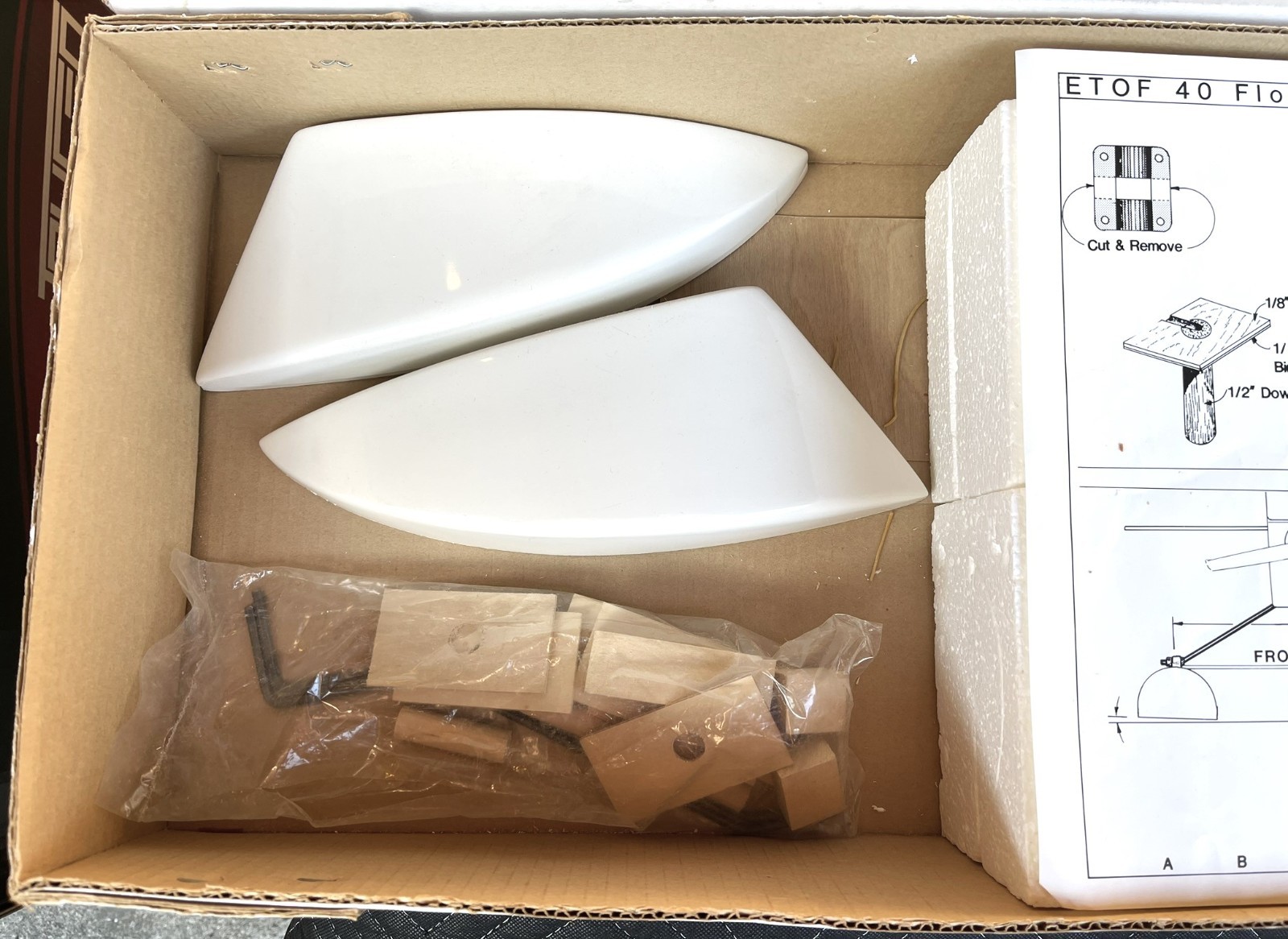 ETOF-40 R/C Airplane Float Kit 31.5″ Long for RC Airplanes up to 6 1/2 Lb