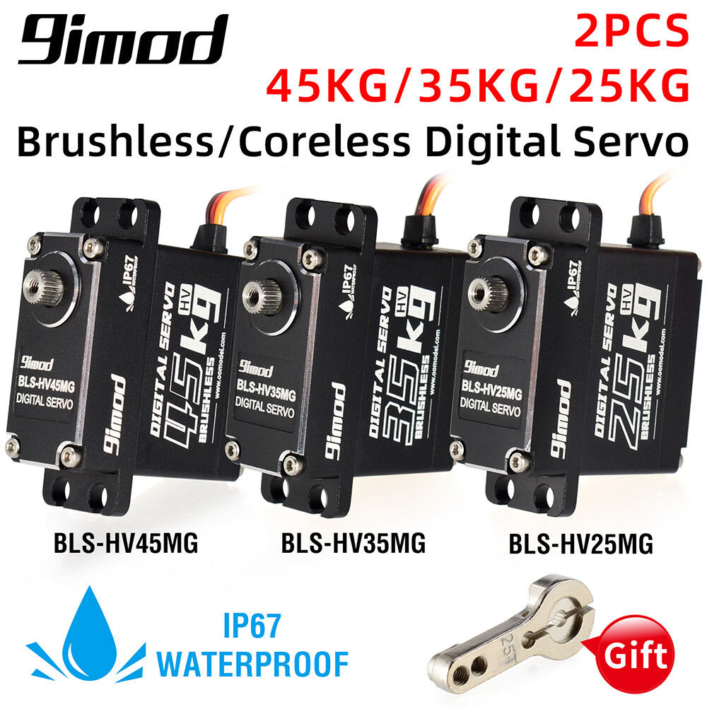 9imod 45KG 35KG 25KG Brushless Metal Gear Digital Servo for RC Car Boat