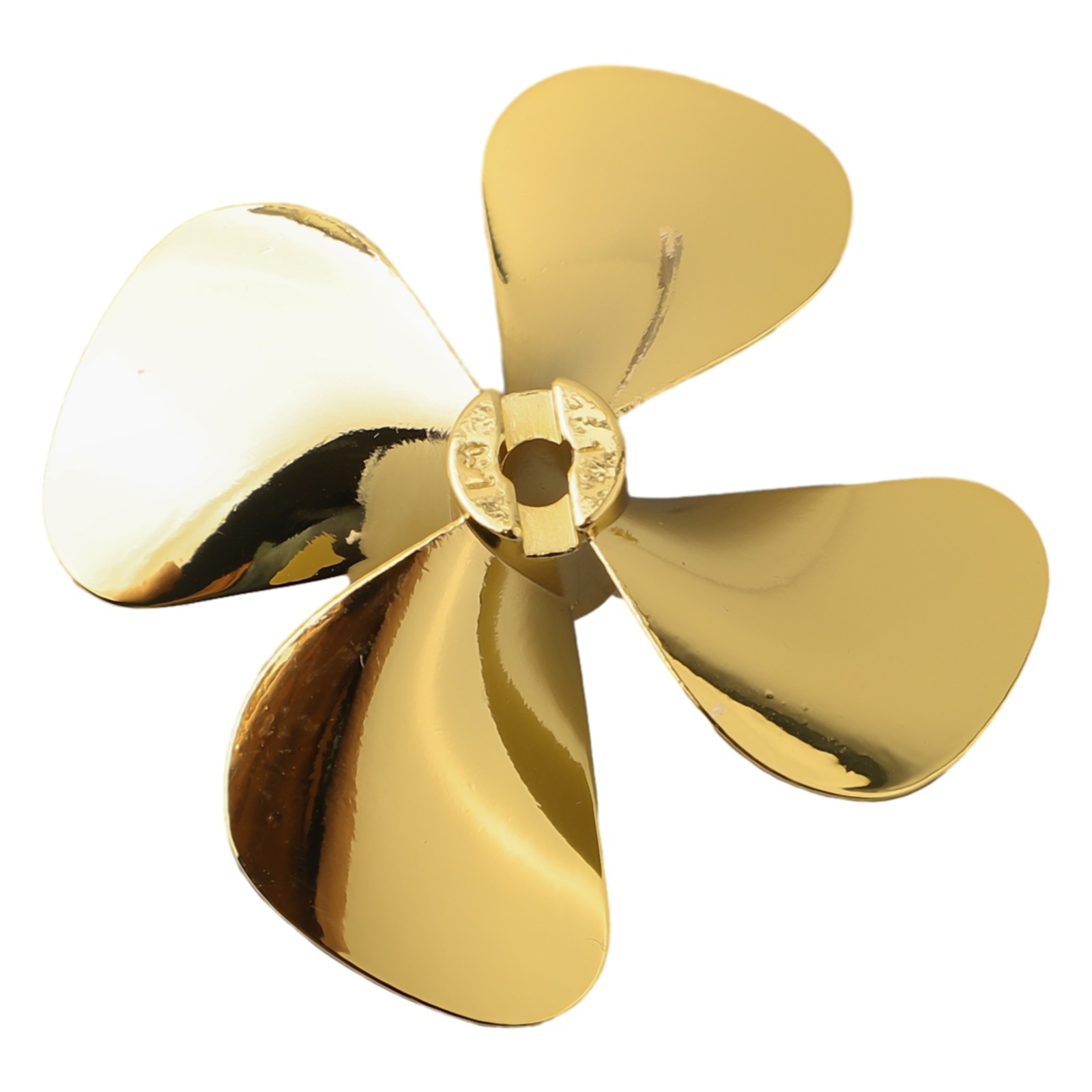 RC Boat Model55/60mm Metal Propeller 4-Blades4mm Shaft Prop For Marine ROV Alloy