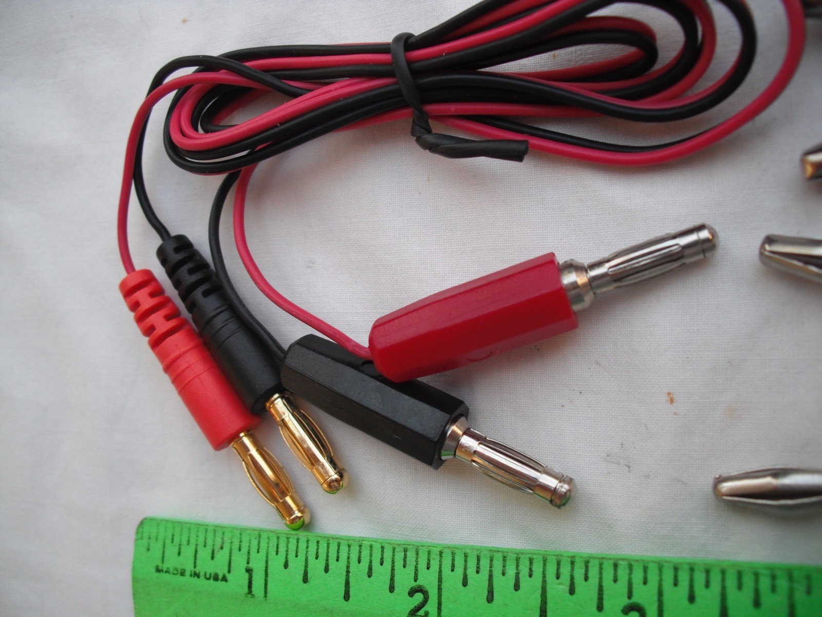 Lot of 6 Assorted Banana Plug Set, Wires, Cables, RC R/C Plane Airplane Boat Car