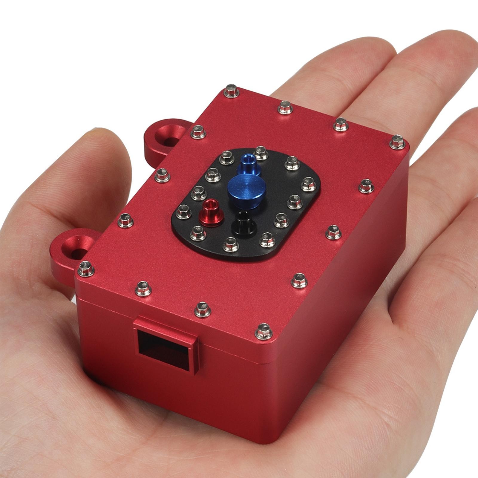 CNC Metal Scale Fuel Cell Receiver Box for SCX10 PR10 TRX4 1/10 RC Crawler Zn