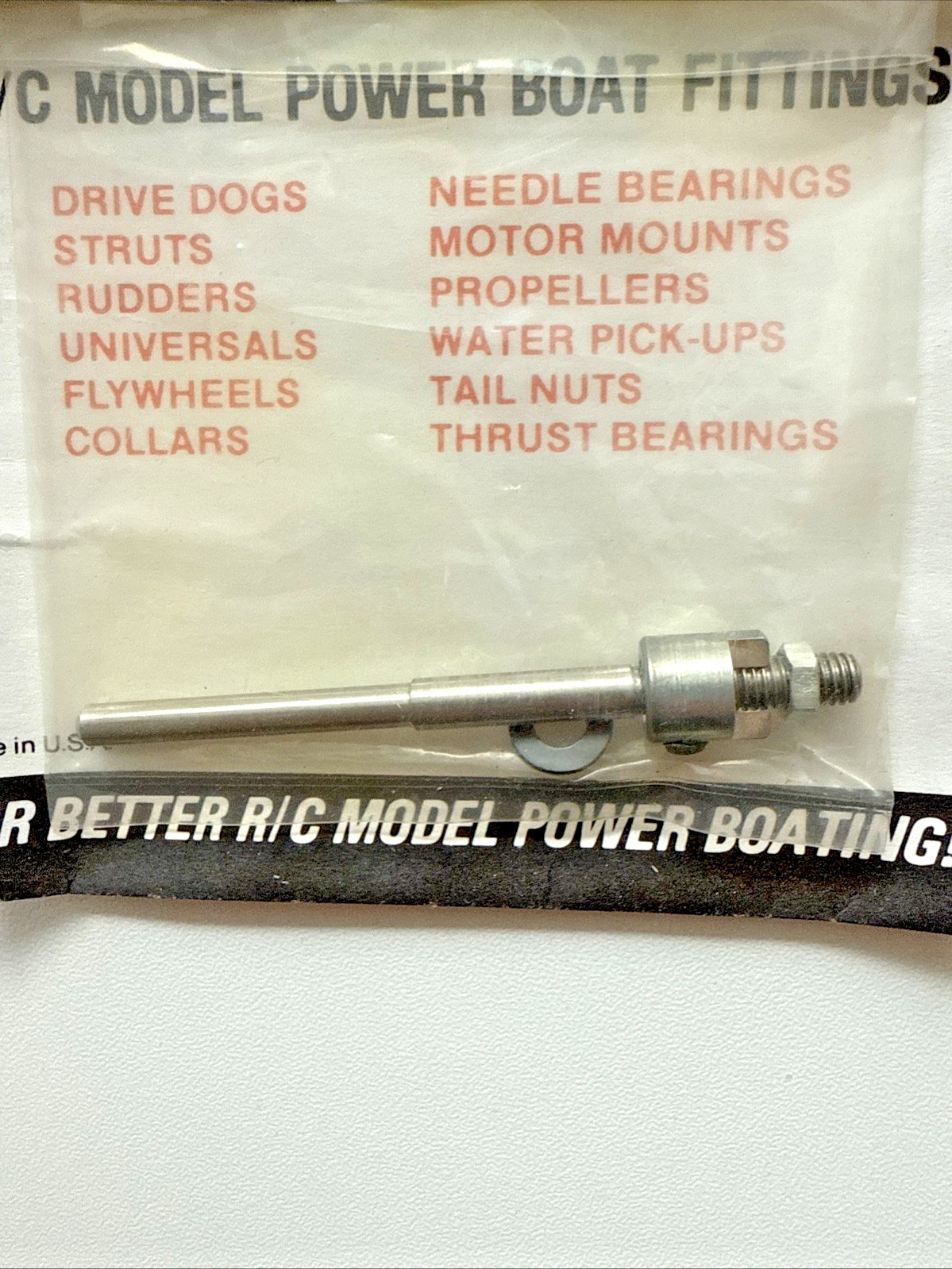 OCTURA PROP SHAFT 2 3/4″ OVERALL LENGTH NEW OLD INVENTORY