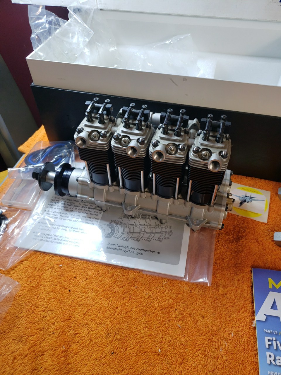 OS Engine – OS IL-300 Four Cylinder Inline Four Stroke RC Motor – New