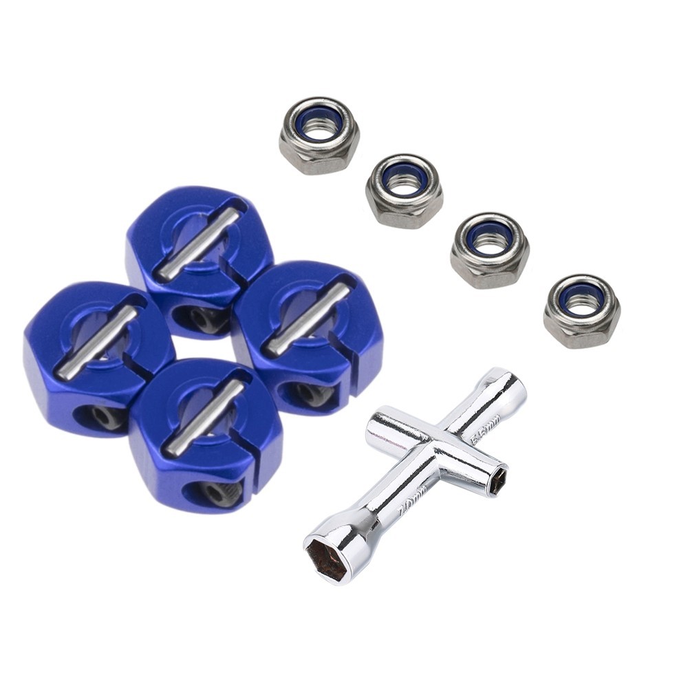 Wheel Hex Adapter for Traxxas 1/10 Slash 4×4 VXL 2WD Rustler HQ727 REMO RC Car