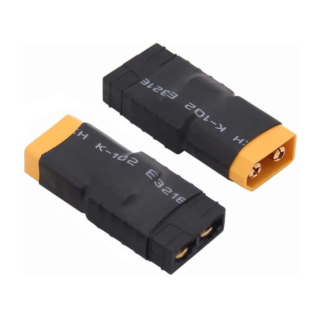 4pcs XT60 to TRX Adapter Female Male Connector Plug for RC Battery ESC Charger