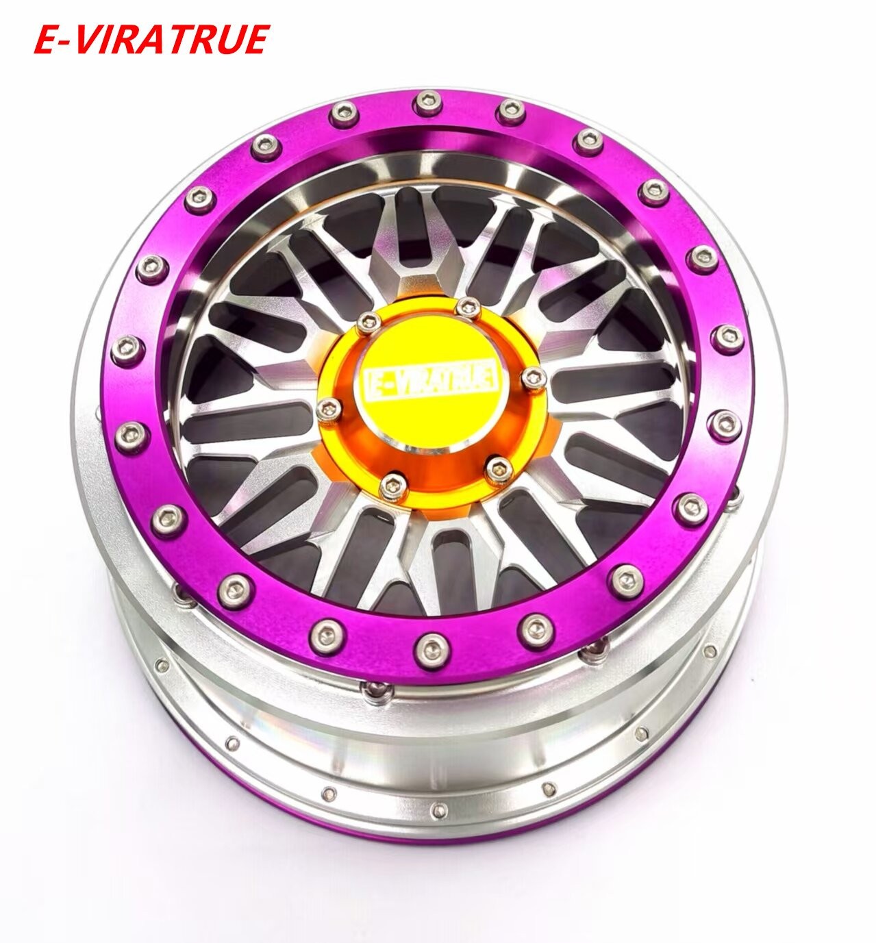 E-VIRATRUE TRAXXAS Sledge 1/8 3.8”Aluminum Wheel for PIT Bull XL 3.8 Tire 4pcs