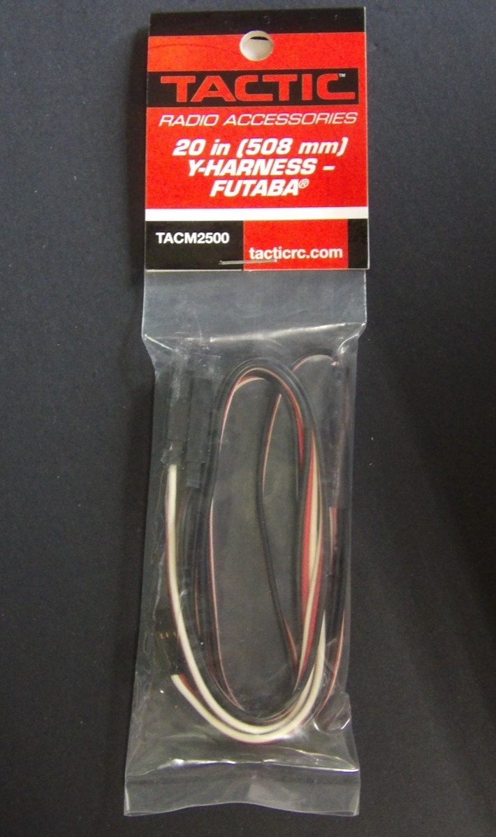 Tactic TACM2500 – 20″ Y Harness Cable – RC Airplane / Car