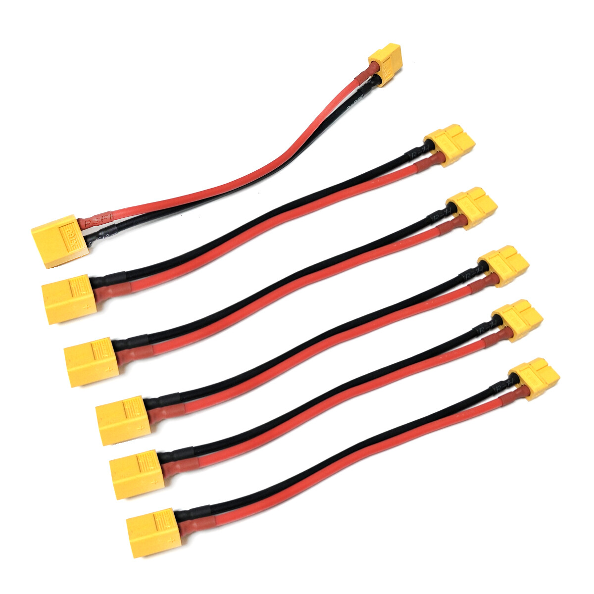 XT60 Connector Plug Male to Female Soft Silicon Extension Cable/Wire/Lead 14AWG