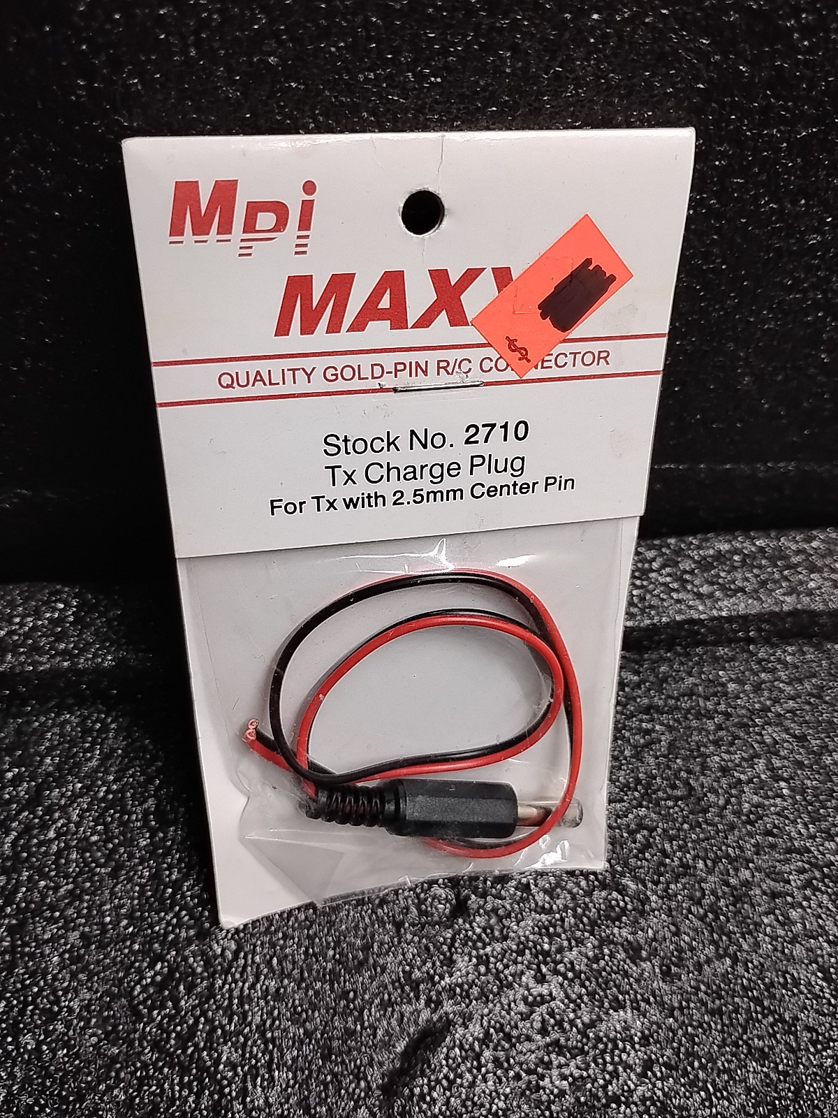 Mpi Maxx Products 2710 2.5 mm TX Plug Center Pin Charge Gold Nip