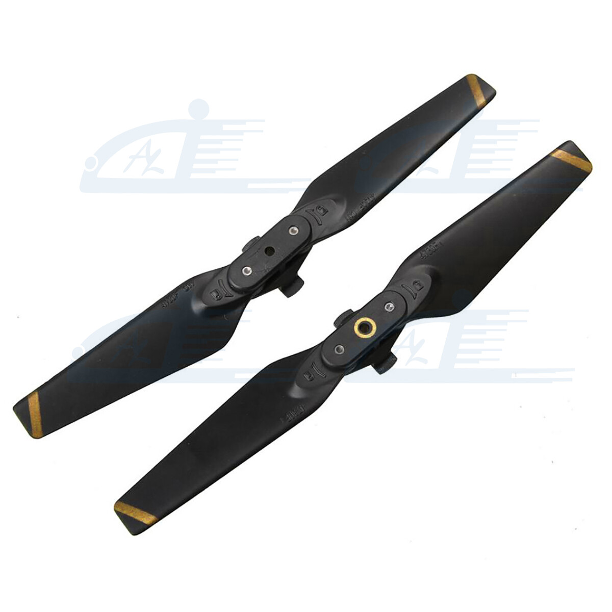 4 pairs 4730F Quick-Release Foldable Propellers Blades Gold for DJI Spark Drone