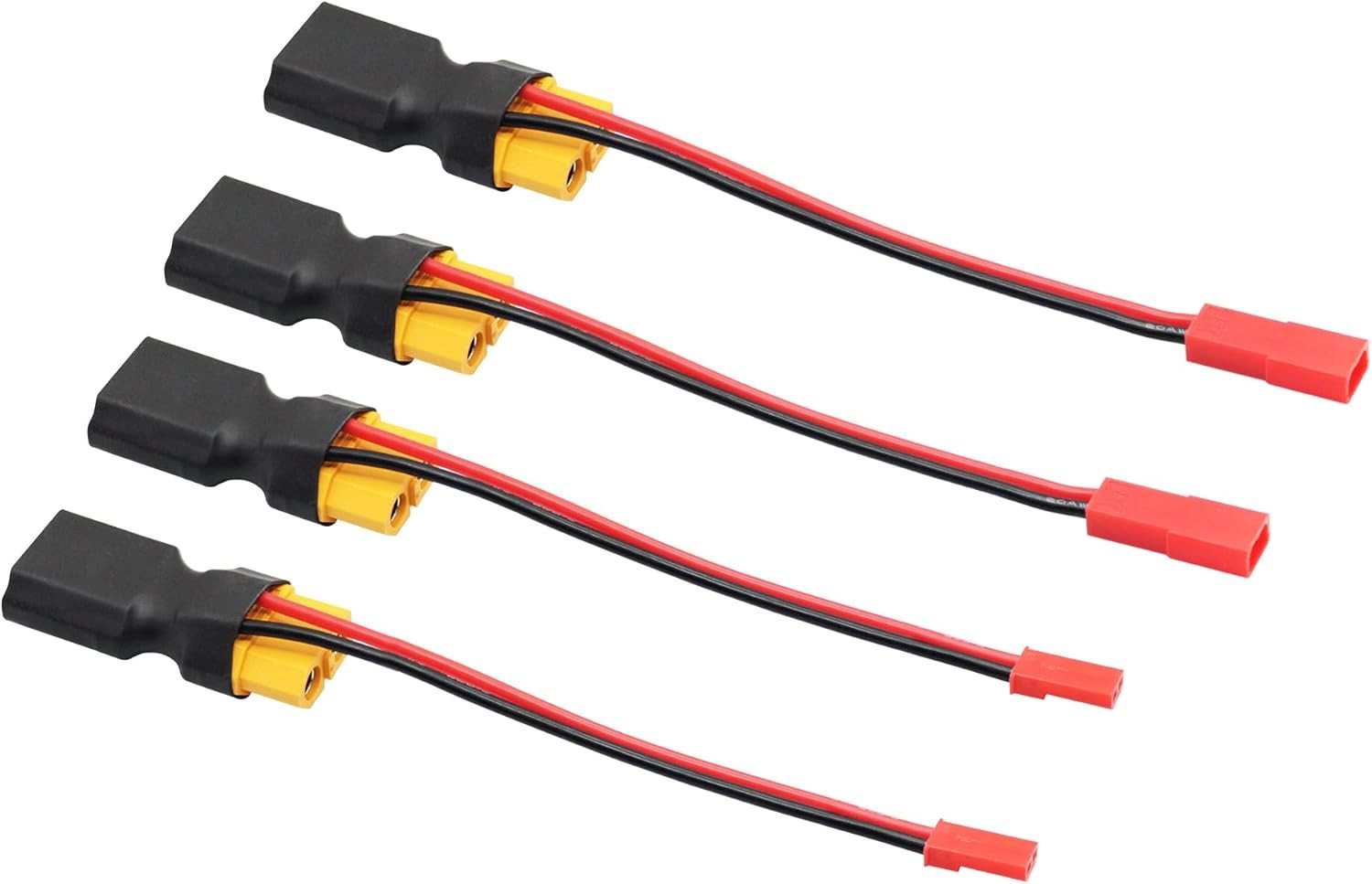 2Pair XT60 Male to Female Connector Adapter with JST & Plug…