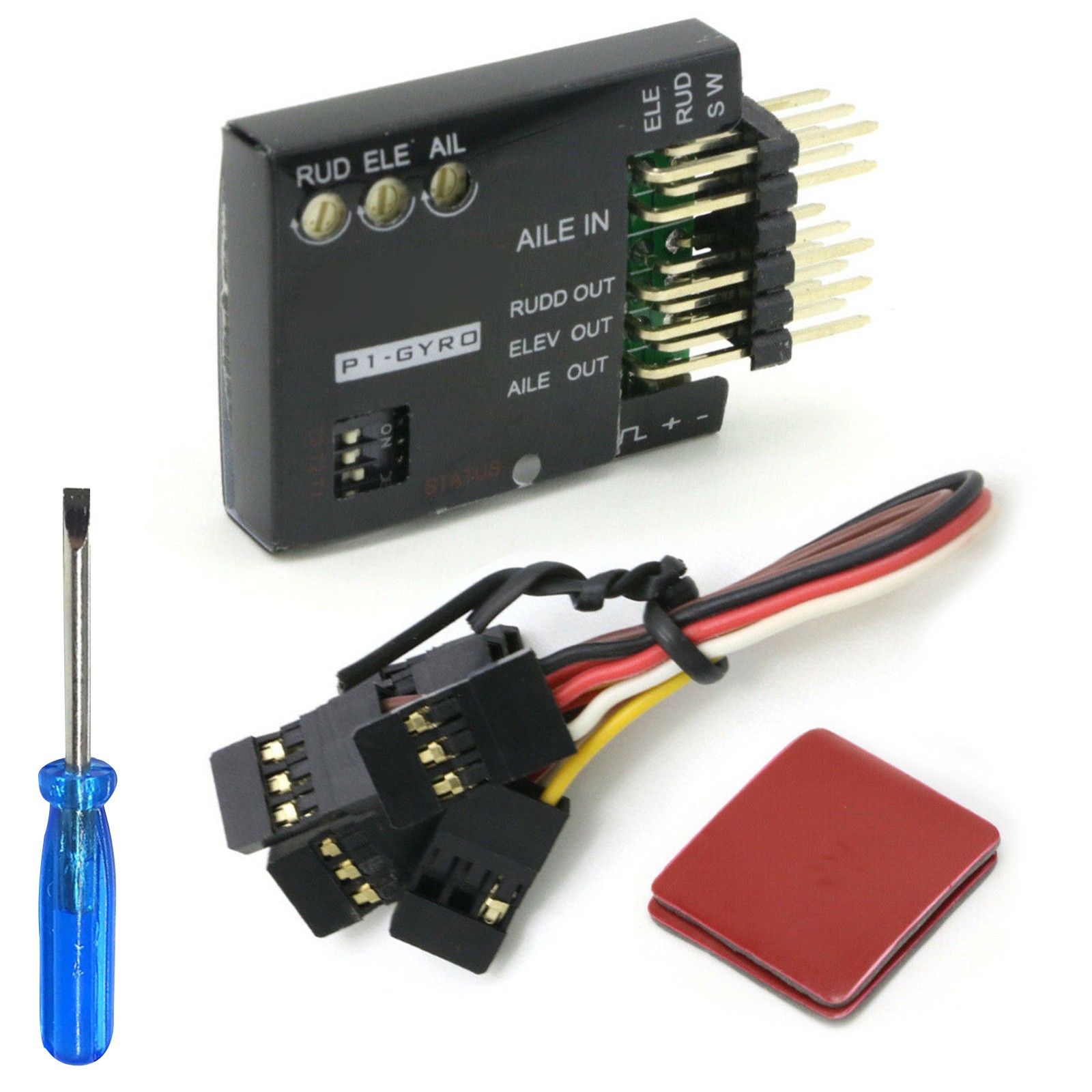 3.5-6V 3-Axis Flight Controller Gyro Balance Wing For FPV RC Airplane Model